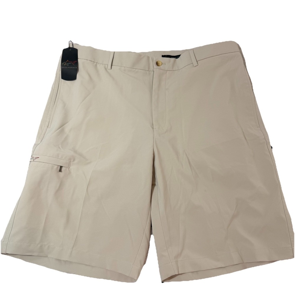NEW GREG NORMAN Short Khaki Style‎ G7XDH525 Size 38 $65 Retail SUMMER HIKING
